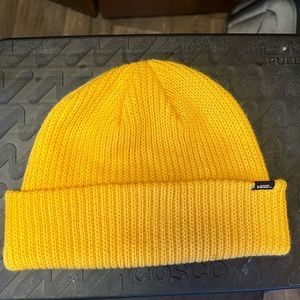 Vans mustard yellow cuffed beanie